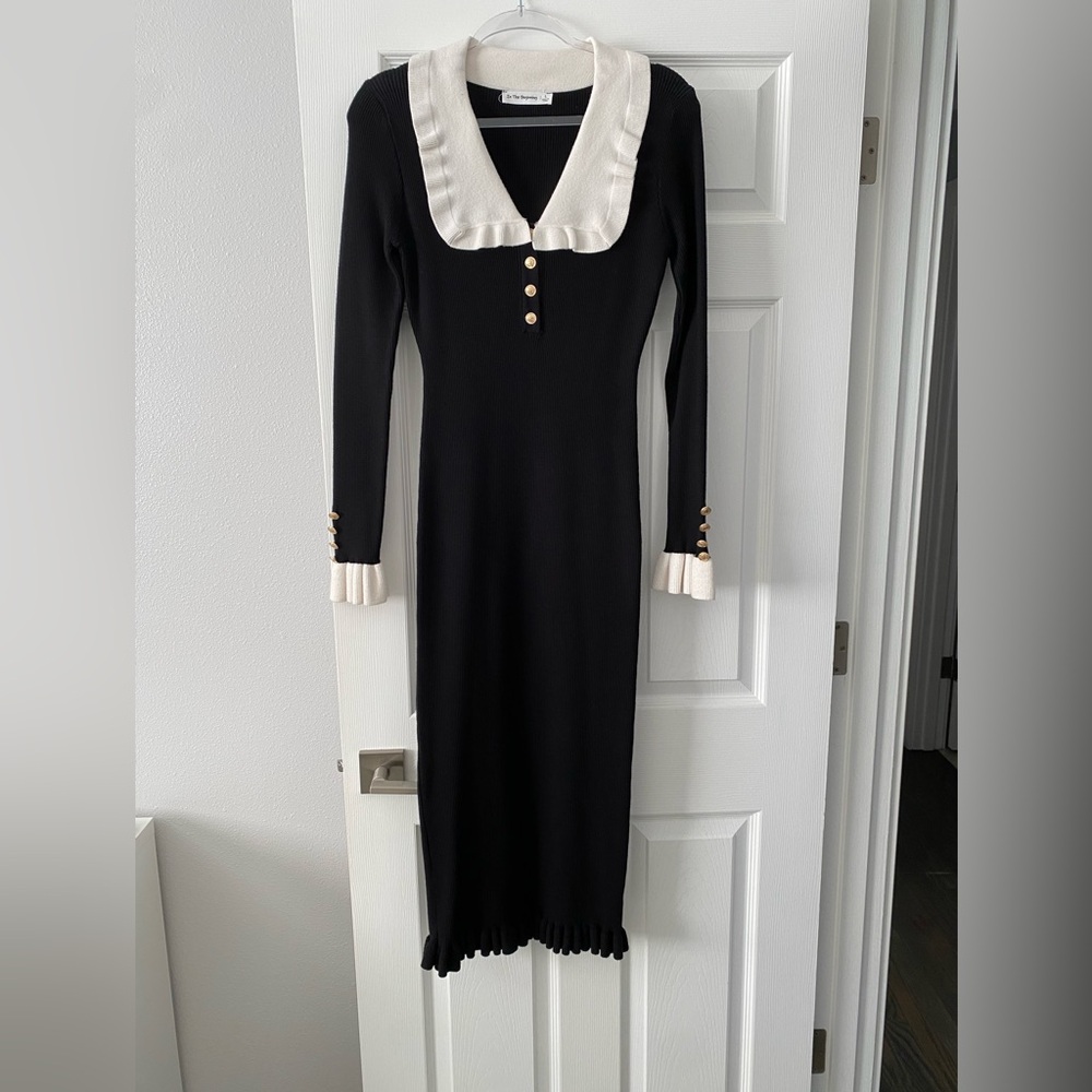 Long sleeve sweater dress